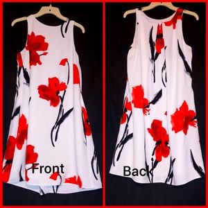 Beautiful Women's Sleeveless Floral Print Ralph Lauren Dress